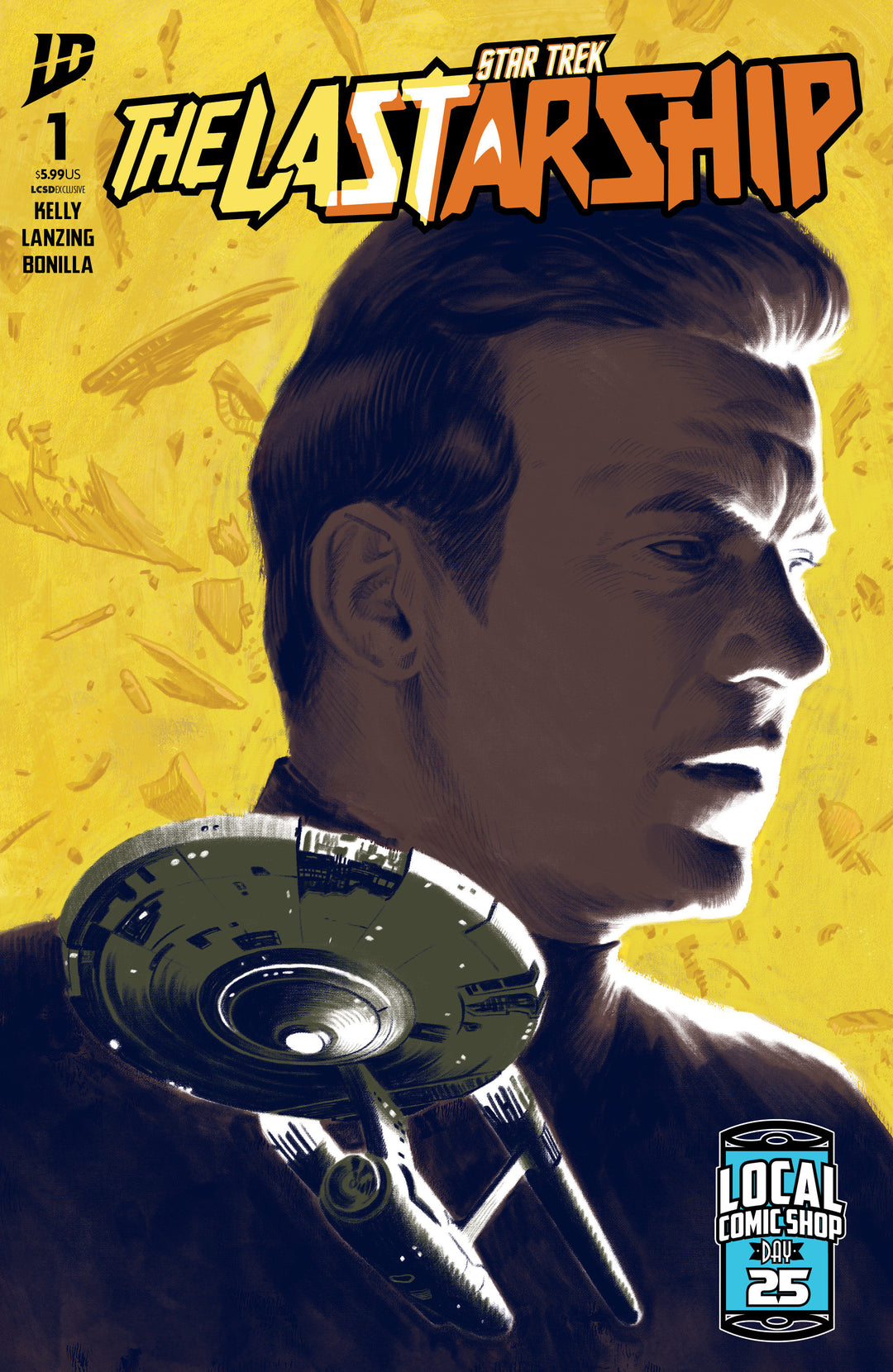 Star Trek The Last Starship #1 Variant Local Comic Shop Day (Ward)