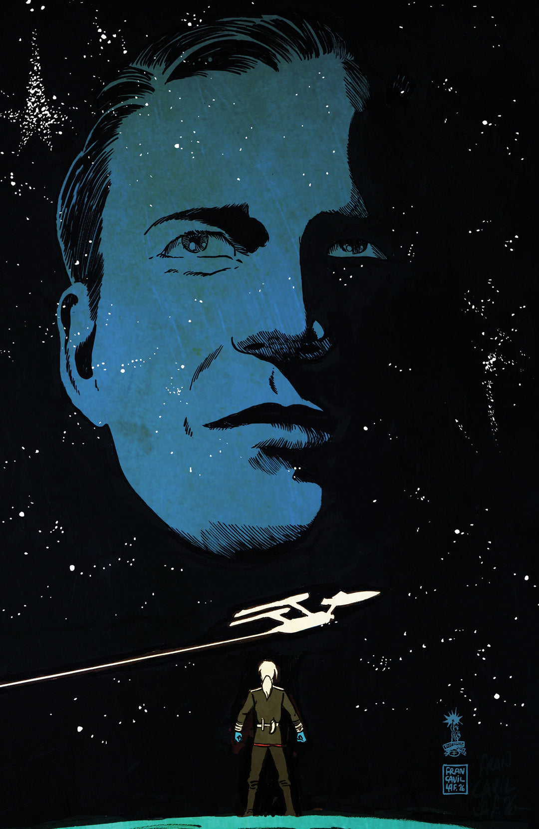 Star Trek The Last Starship #12 Variant (1:10) Francavilla Full Art Virgin Edition