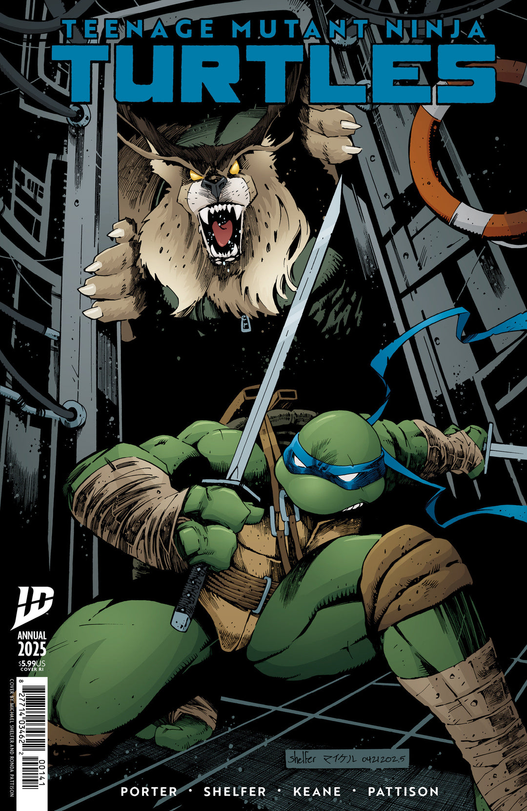 Teenage Mutant Ninja Turtles Annual 2025 Variant D (1:25) (Shelfer)