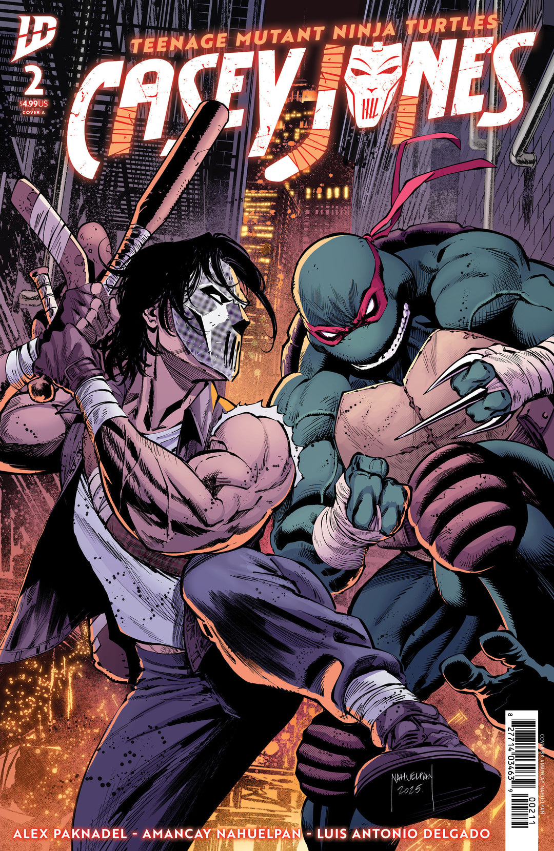 Teenage Mutant Ninja Turtles Casey Jones #2 Cover A (Nahuelpan)