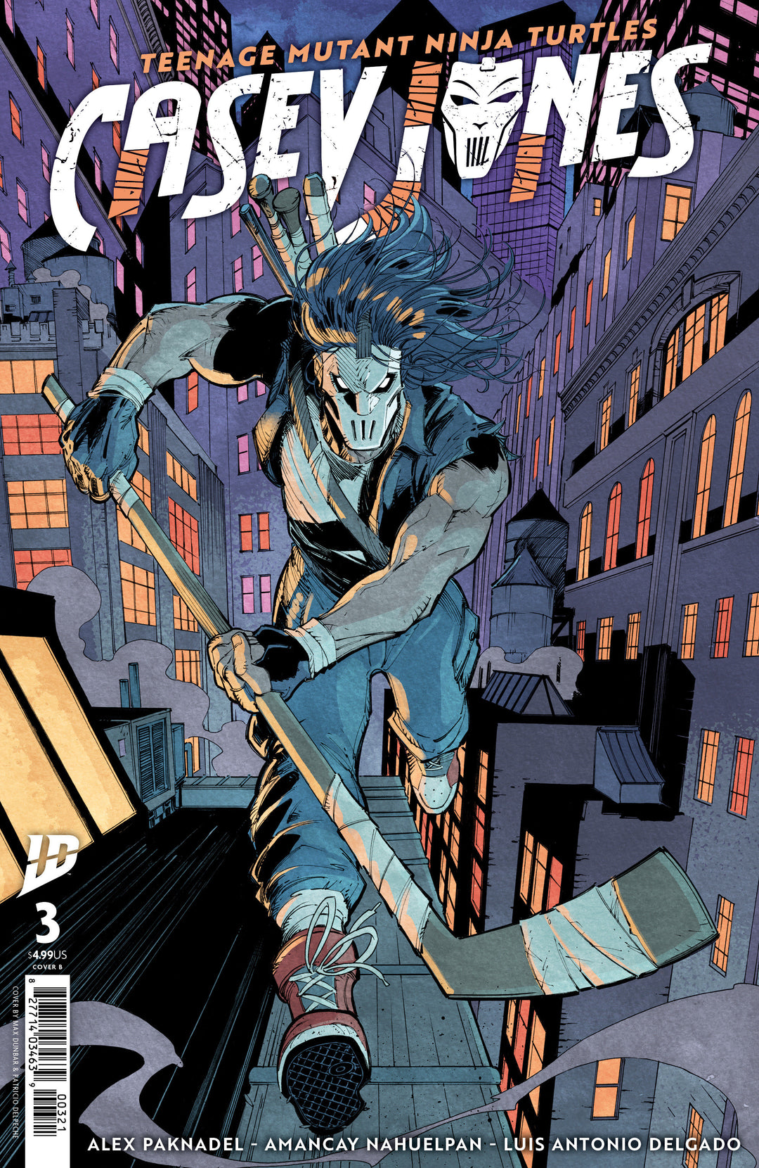 Teenage Mutant Ninja Turtles Casey Jones #3 Variant B (Dunbar)