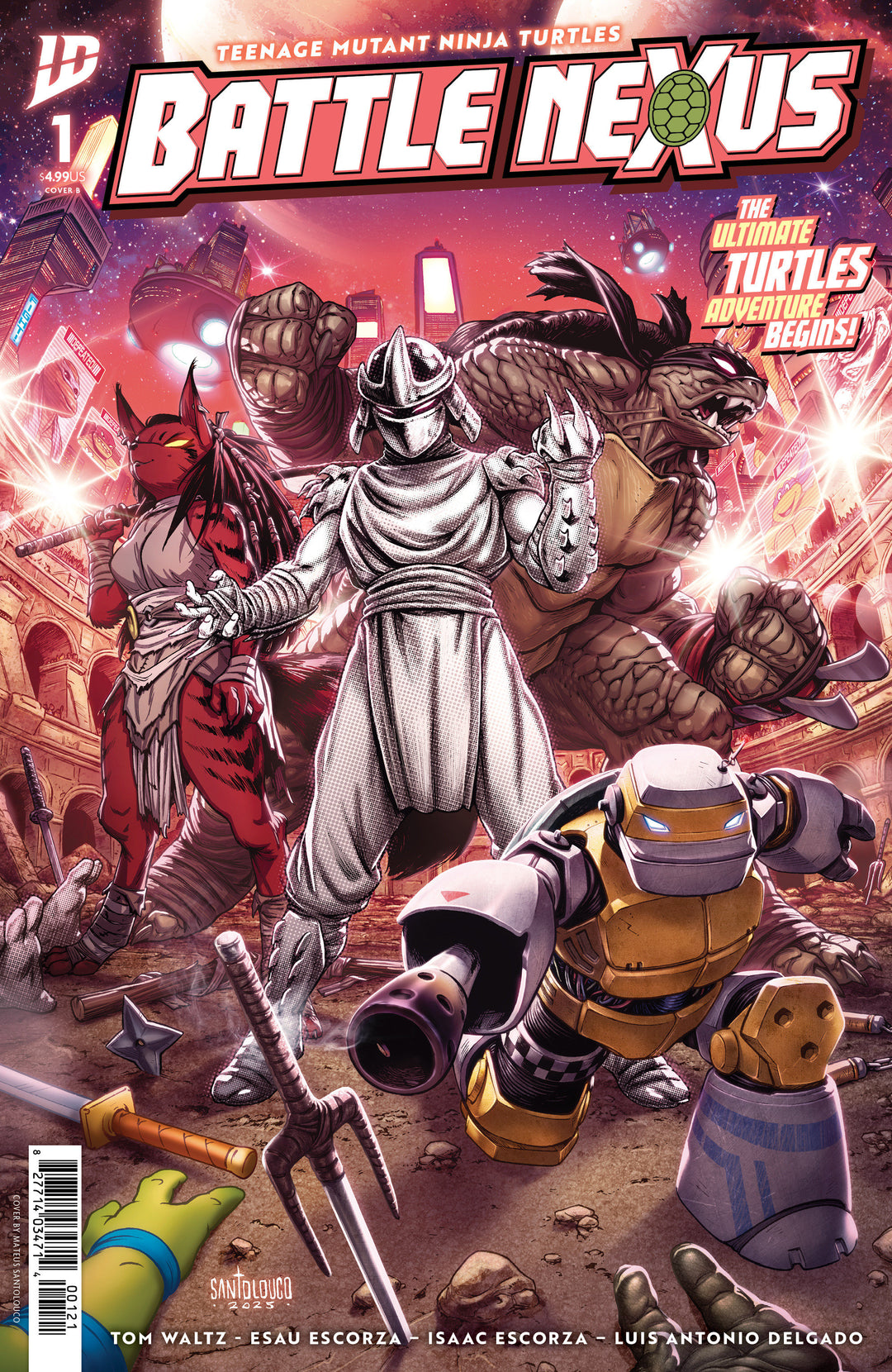 Teenage Mutant Ninja Turtles Battle Nexus #1 Variant B (Santolouco)