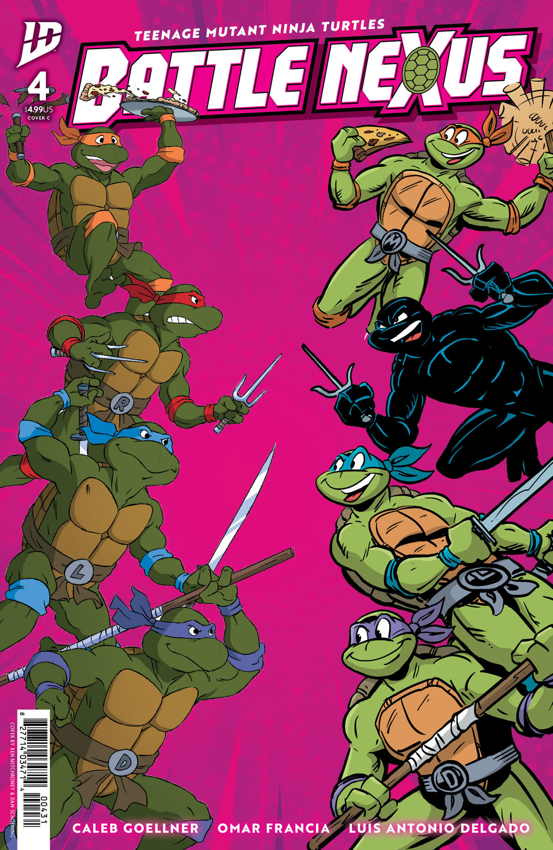Teenage Mutant Ninja Turtles Battle Nexus #4 Variant C (Mitchroney & Schoening)