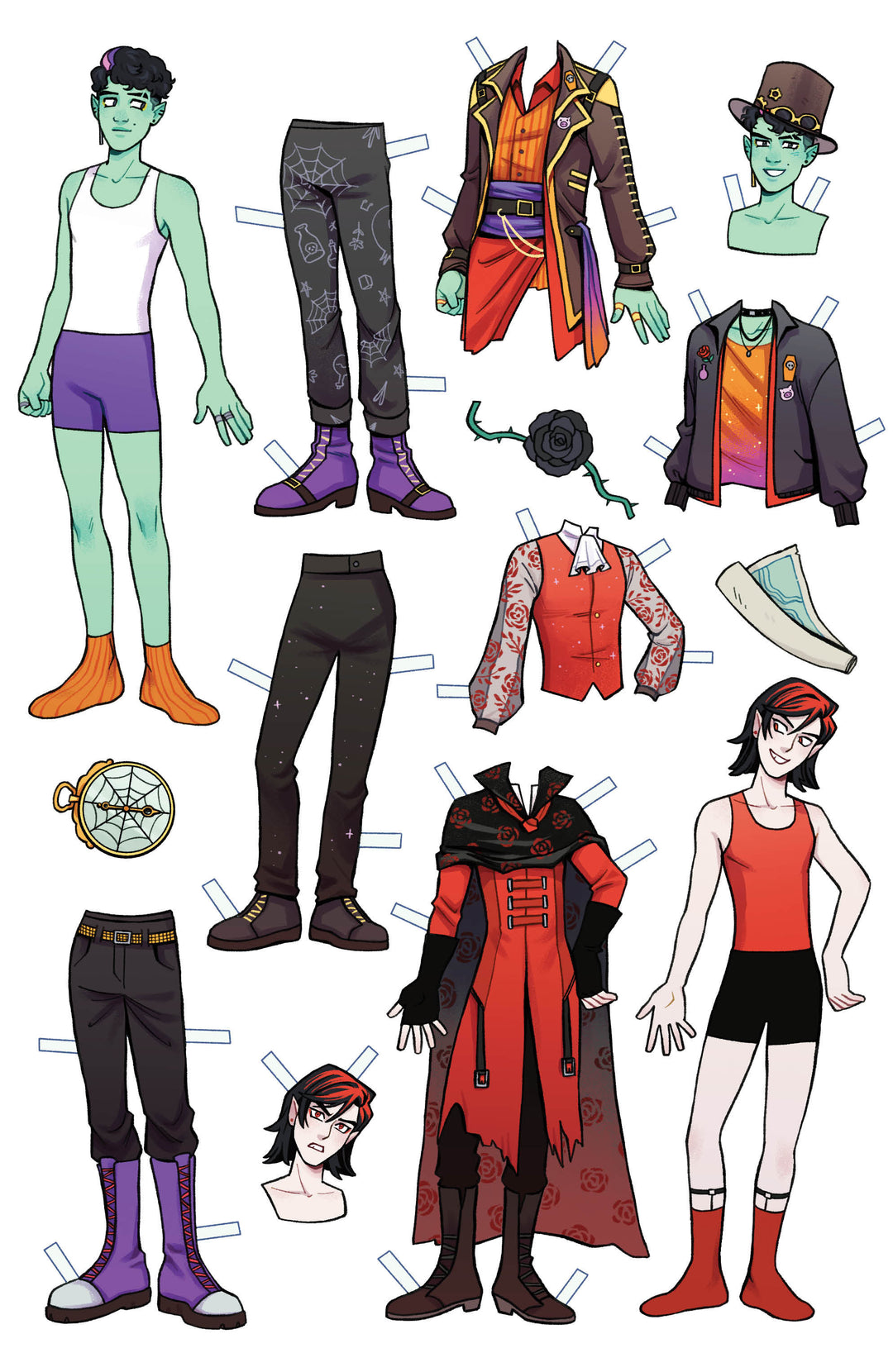 Monster High: Boomuda Triangle #1 Variant C (Mc Curdy Paper Doll Variant)