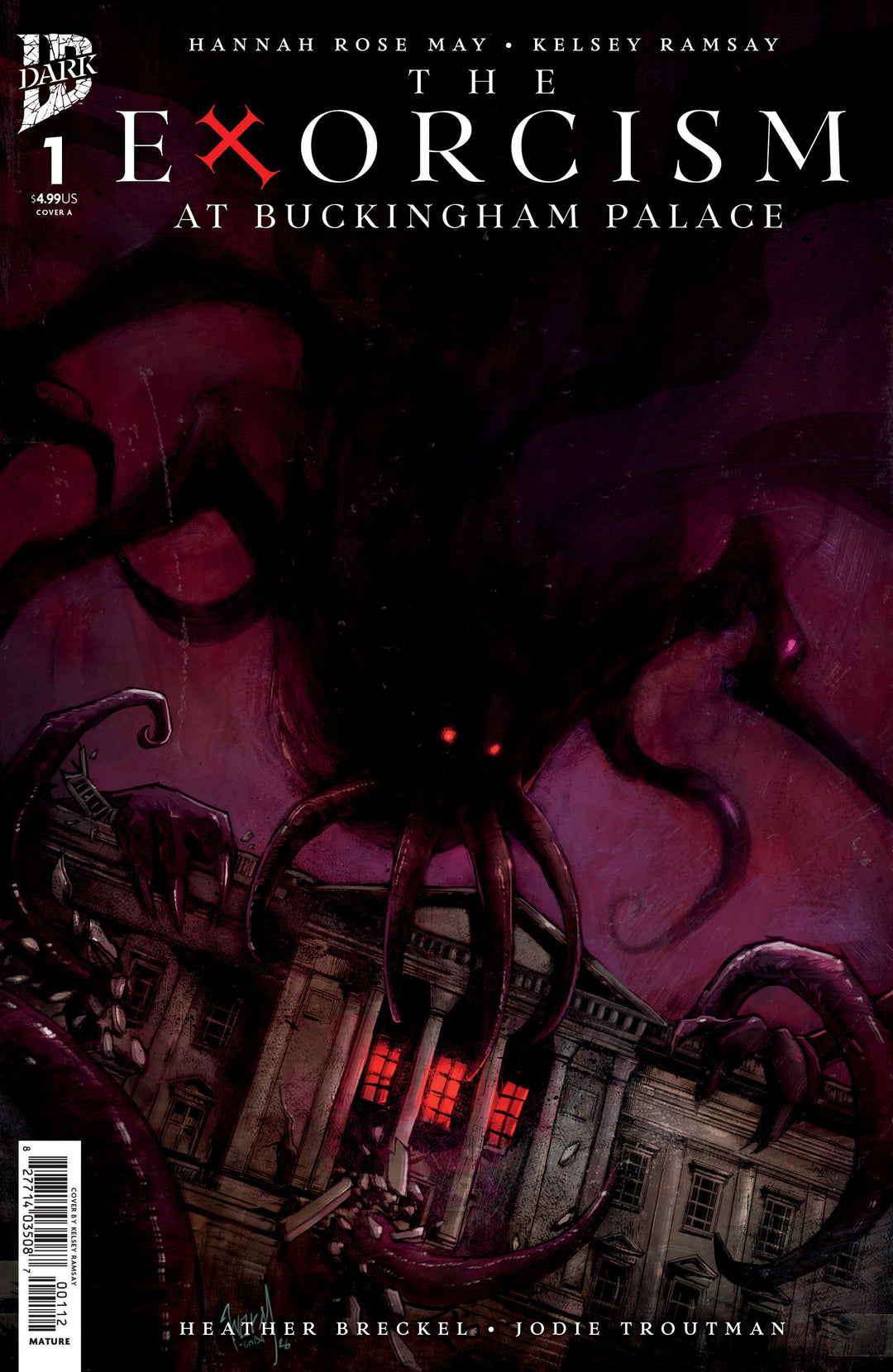 Exorcism At Buckingham Palace #1 Variant (2nd Print) Cover A (Damien Worm)