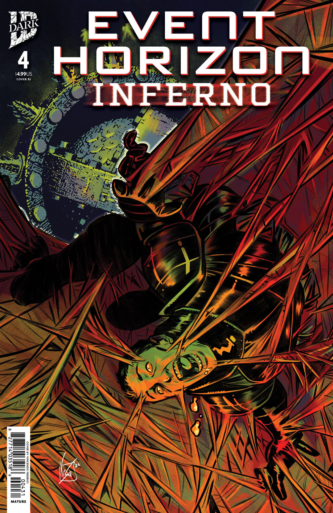 Event Horizon Inferno #4 Variant C (1:10) (Federici)