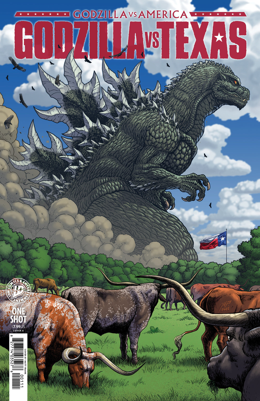 Godzilla vs America Texas (One Shot) Cover A (Frank)