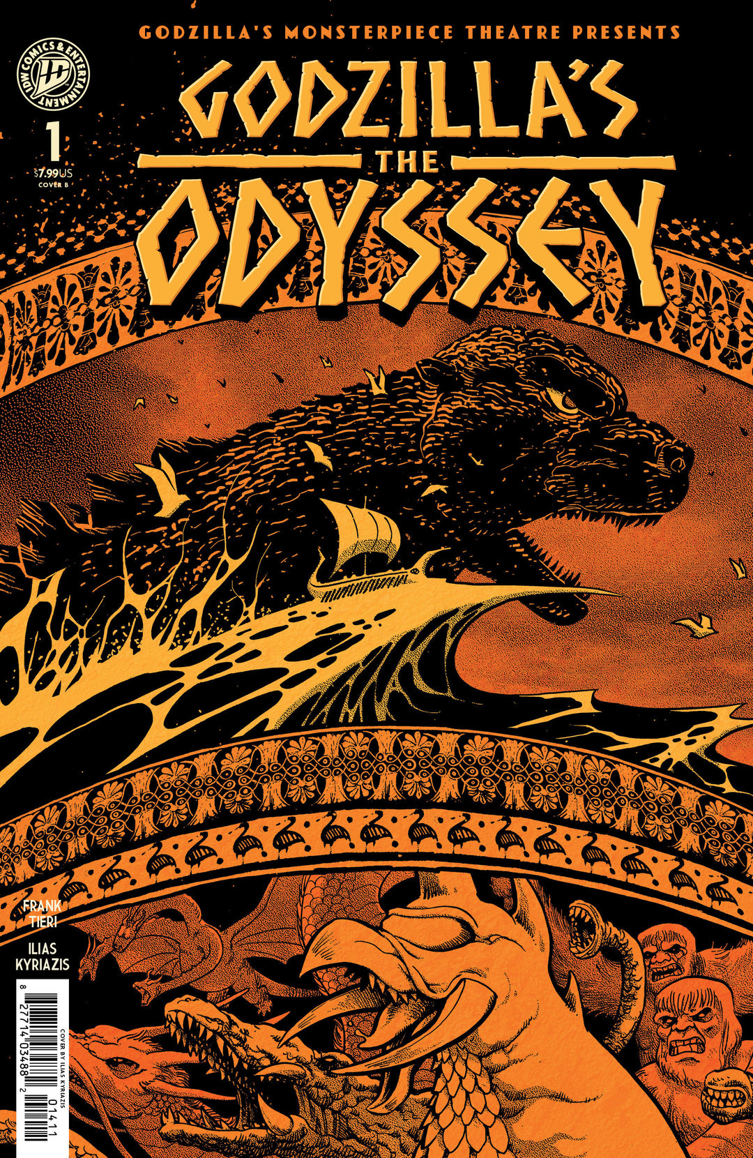 Godzilla’s Monsterpiece Theatre Presents Godzilla’s The Odyssey (One Shot) Variant B (Kyriazis)