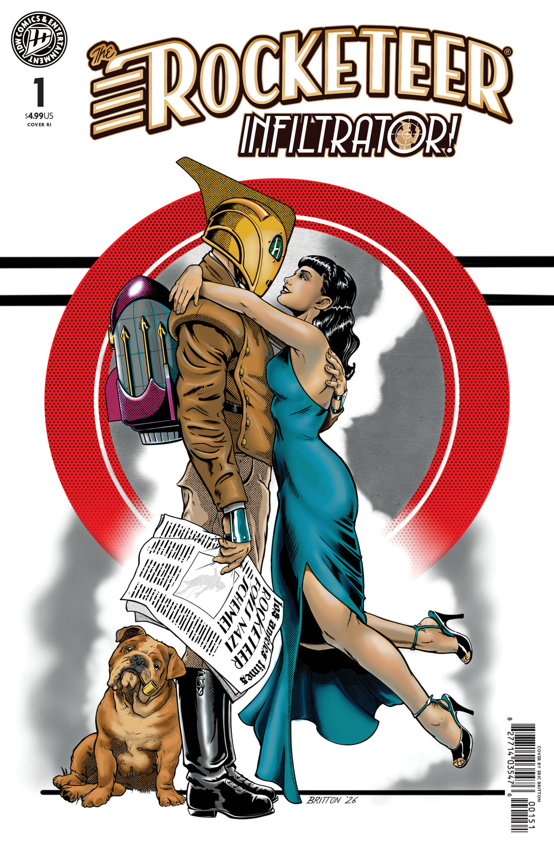 The Rocketeer: Infiltrator! #1 Variant E 1:10 (Britton)
