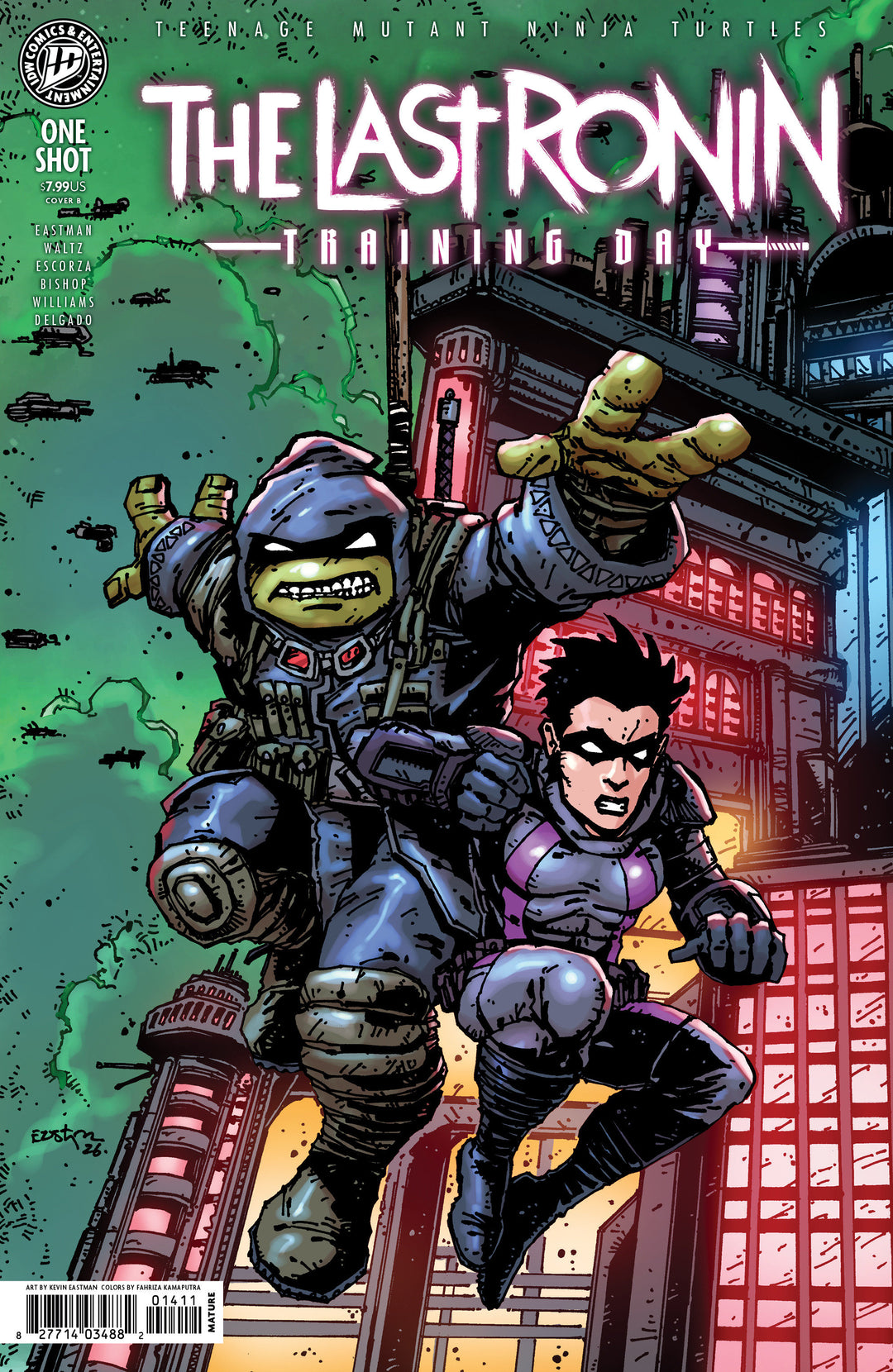 Teenage Mutant Ninja Turtles The Last Ronin Training Day (One Shot) Variant B (Eastman)