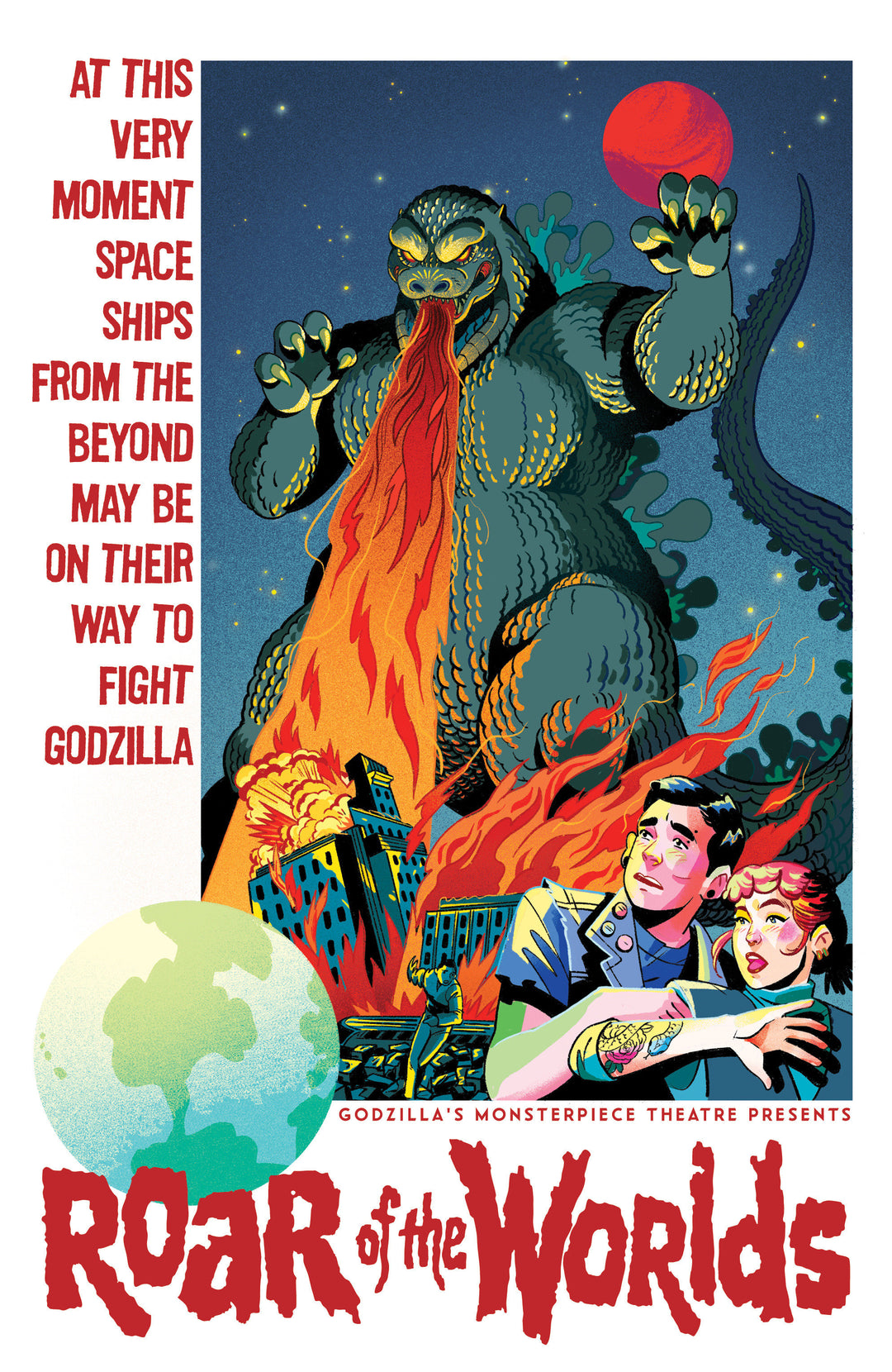 Godzilla's Monsterpiece Theatre Presents Roar Of The Worlds (One Shot) Variant D (1:10) (Goux)