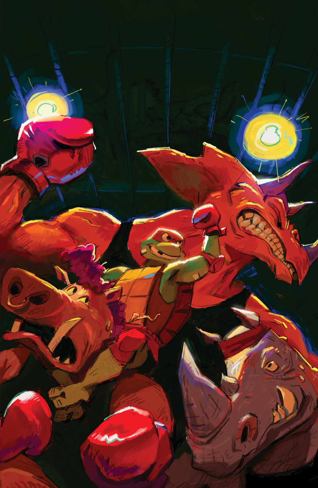 Tales Of The Teenage Mutant Ninja Turtles Coastal Chaos #1 Variant D (1:10) (Chalky Hobby Set Full Art)