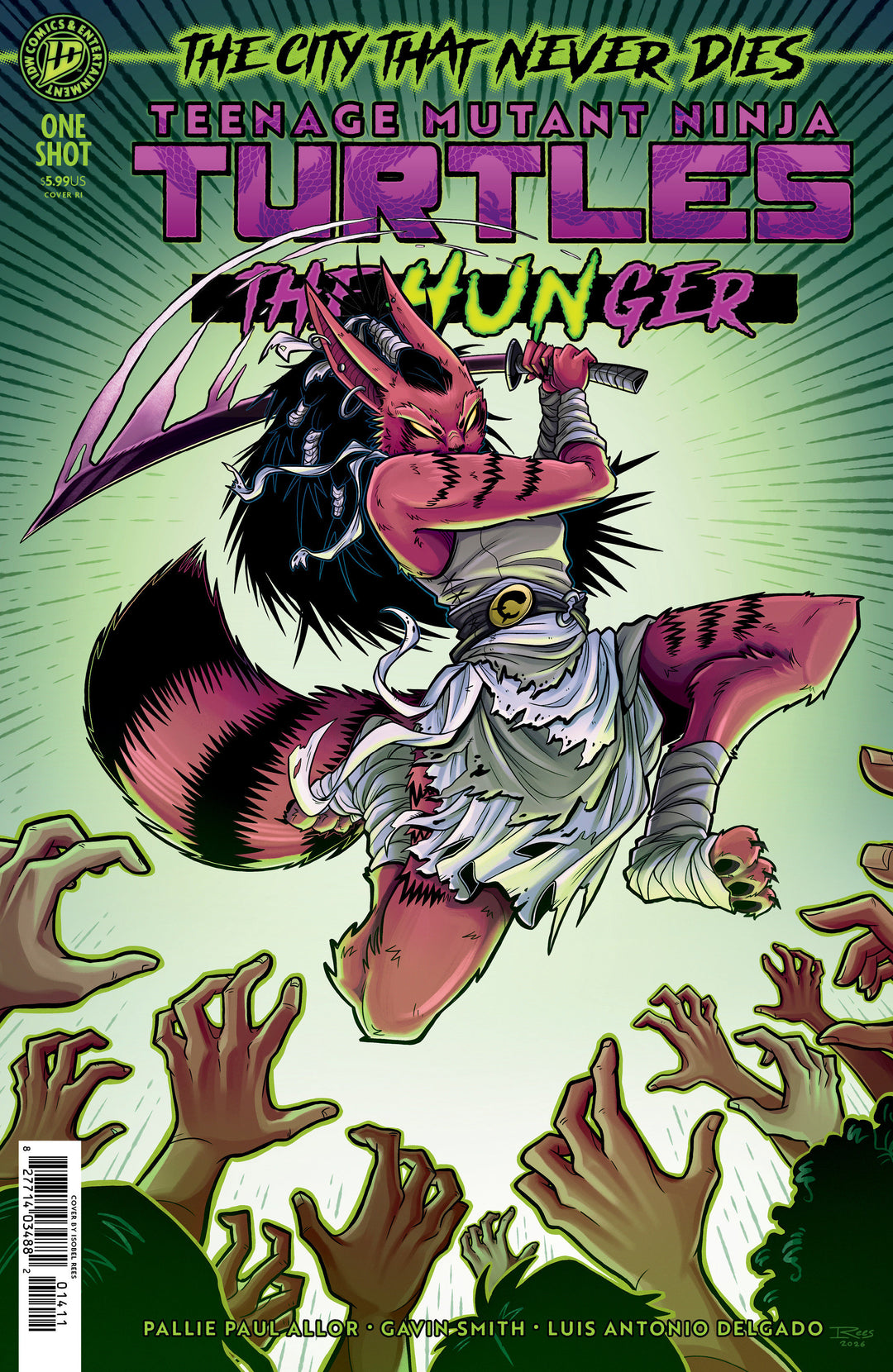 Teenage Mutant Ninja Turtles The Hunger (One Shot) Variant (1:25) Rees Edition