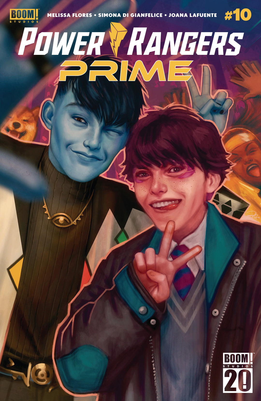Power Rangers Prime #10 C Boom 20th Anniversary Variant (Dressed, Puebla)