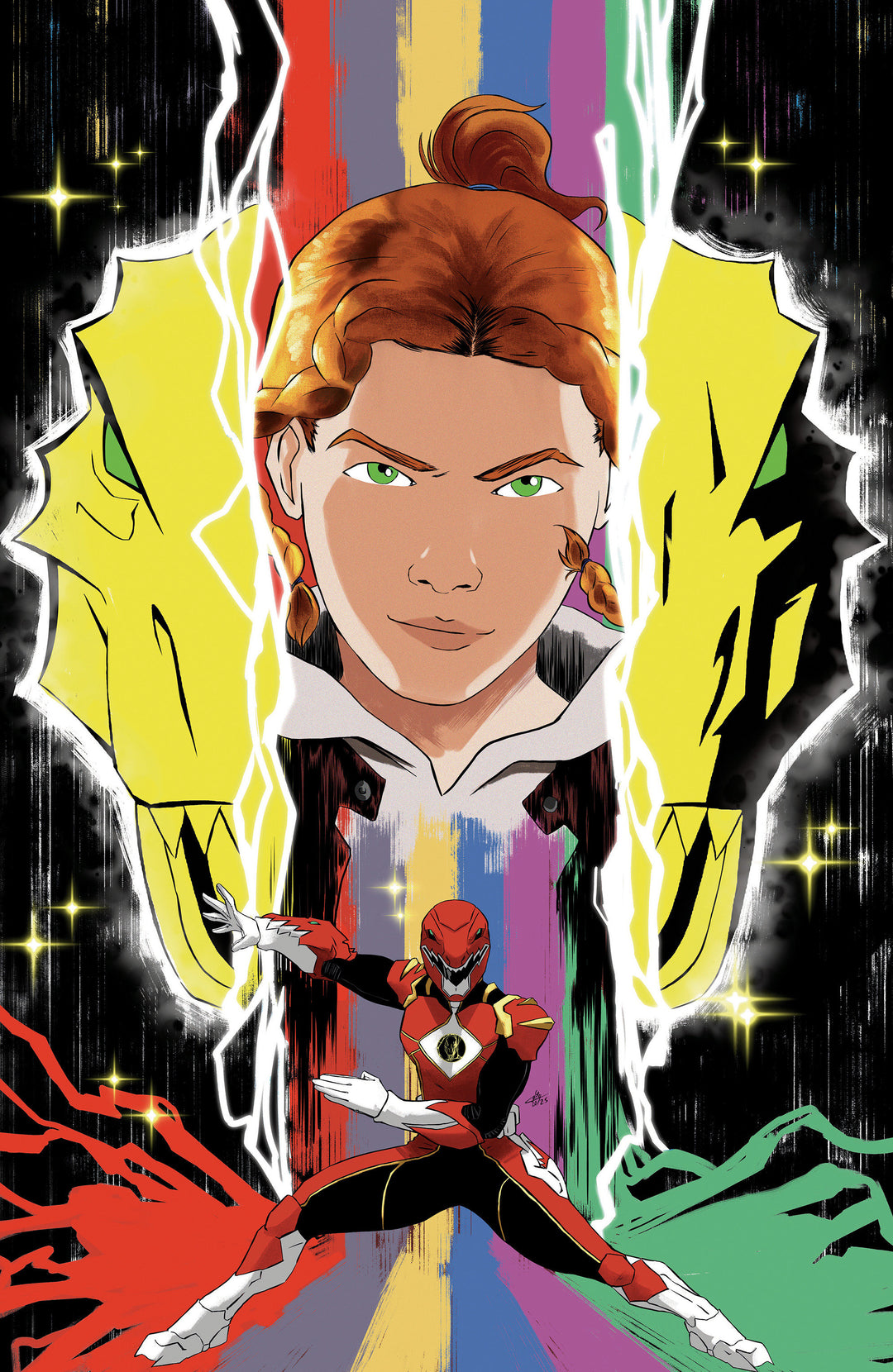 Power Rangers Prime #16 C (1:10) Variant Edition (Full Art, Lockheart)