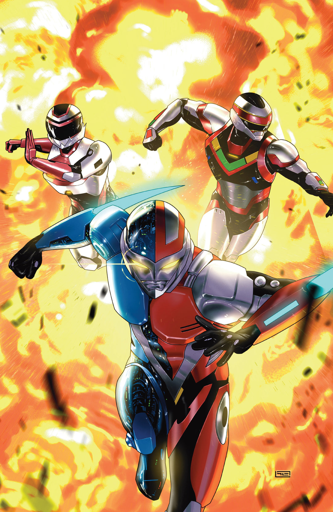 VR Troopers #2 D (1:10) Variant Edition (Full Art Virgin, Clarke)
