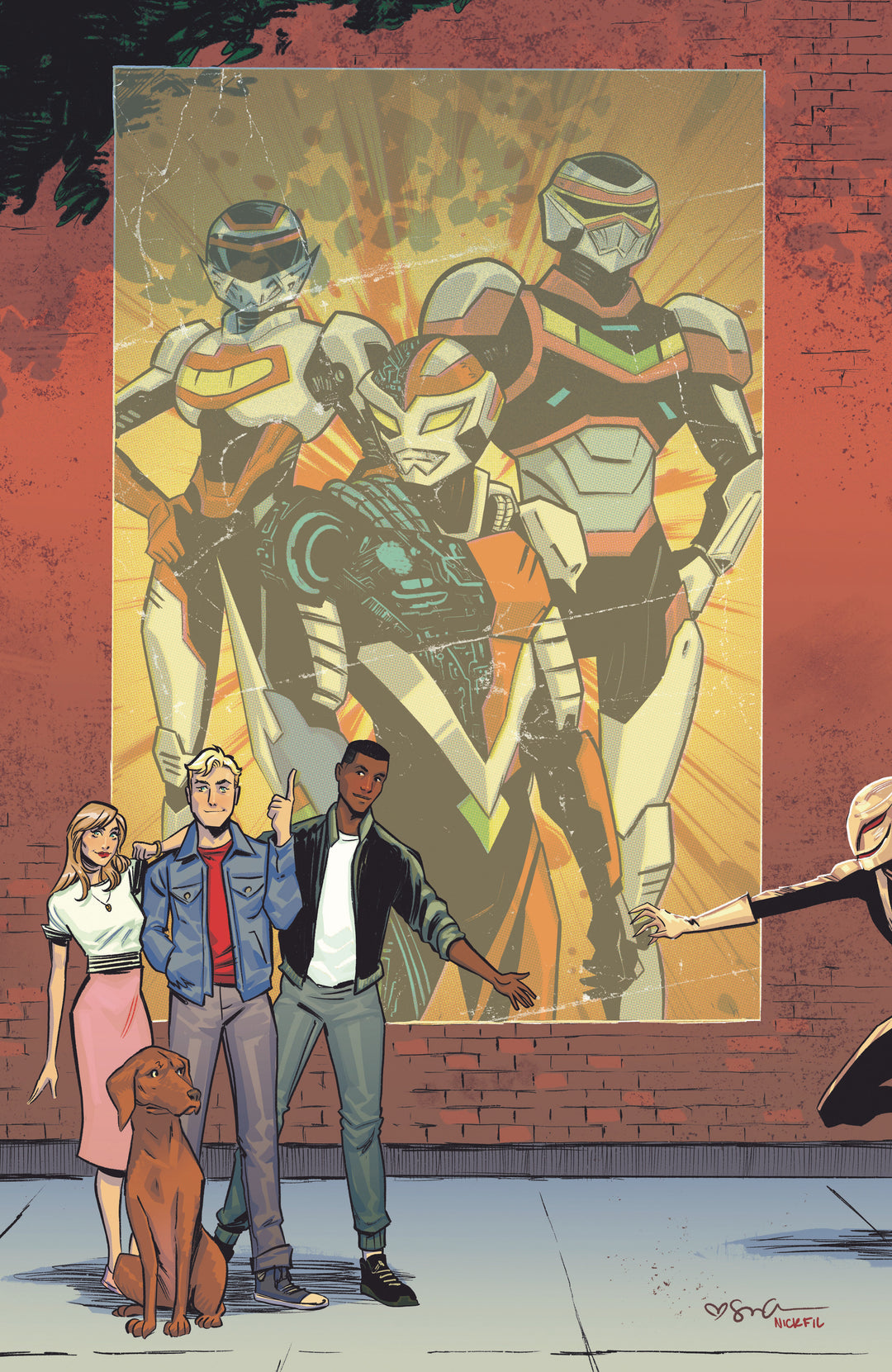 VR Troopers #2 J (1:5) Variant Edition (Full Art Virgin, Grace)