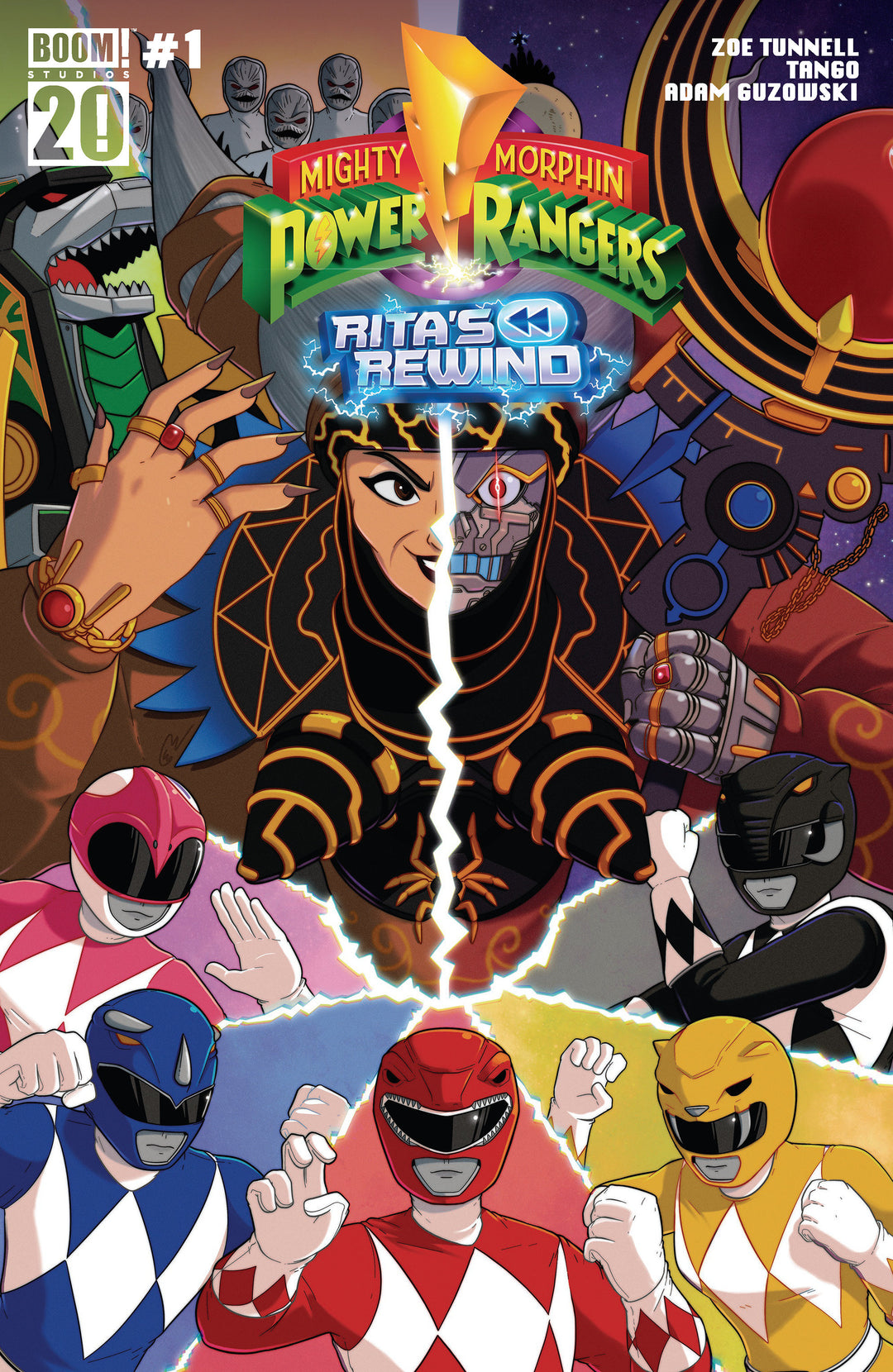 Mighty Morphin Power Rangers Rita's Rewind #1 B Variant (Dressed, Gregson)