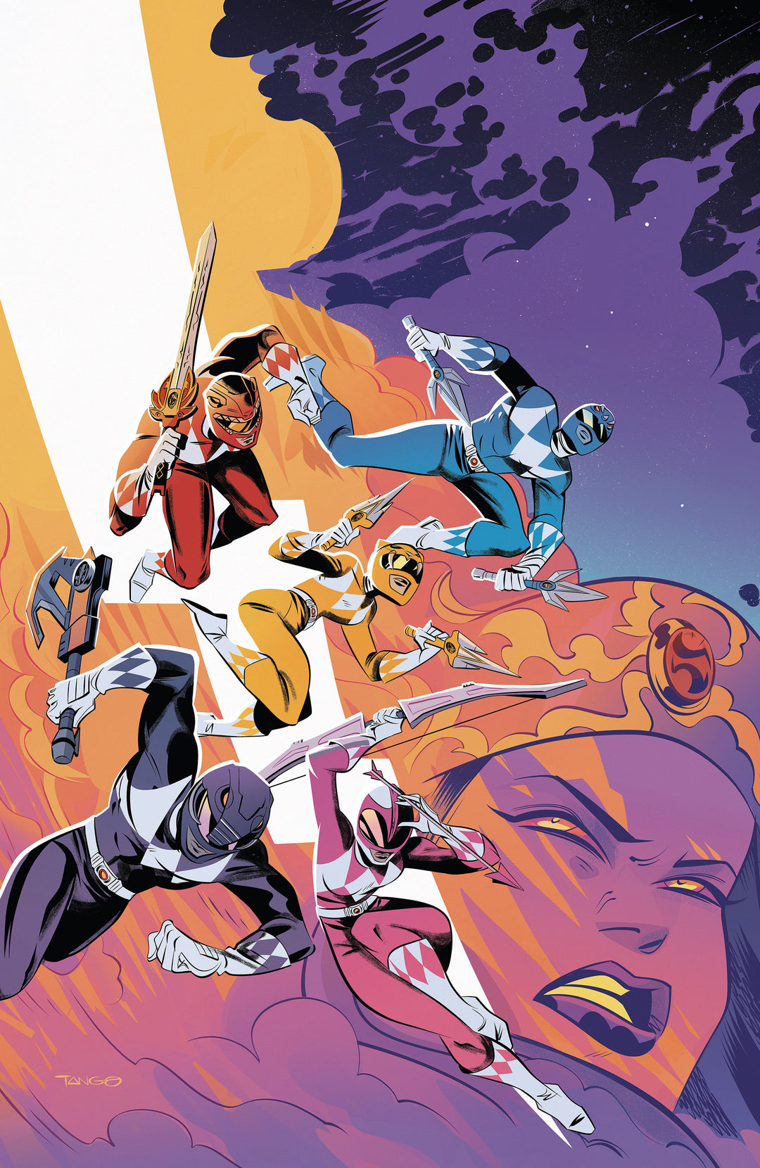 Mighty Morphin Power Rangers Rita's Rewind #1 D (1:10) Variant Edition (Full Art, Tango)
