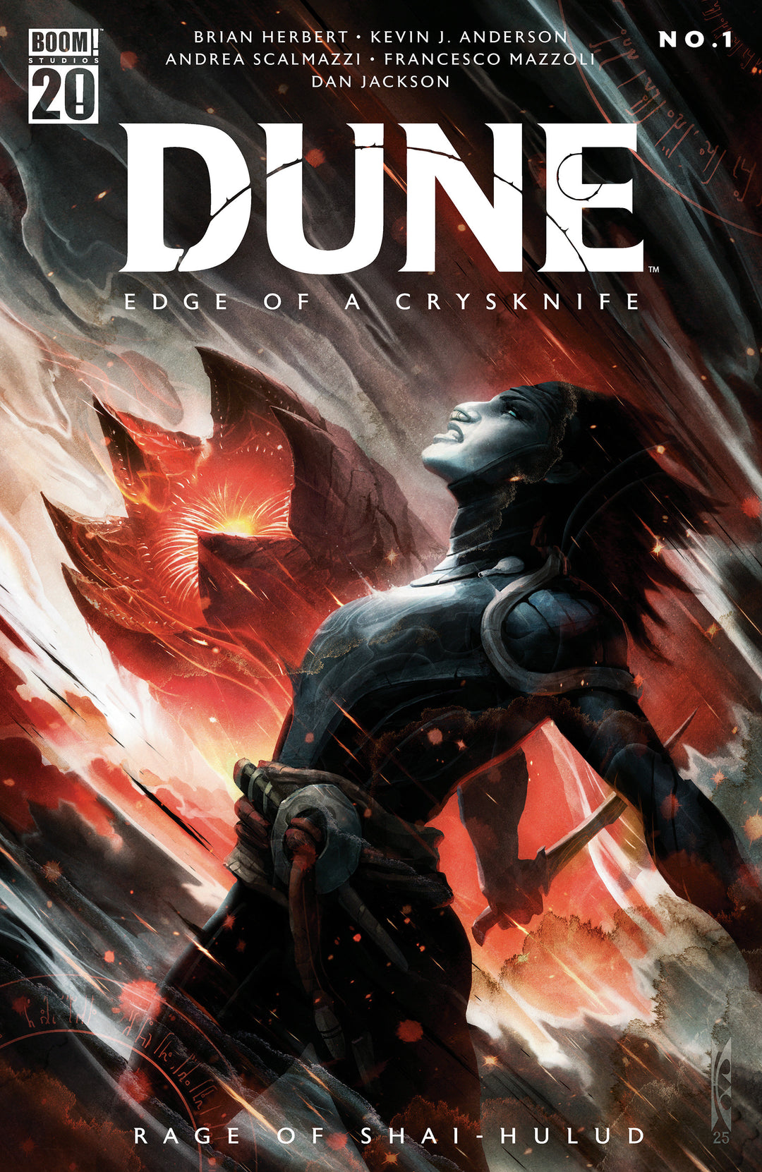 Dune Edge Of A Crysknife Rage Of Shai-Hulud #1 A Main (Dressed, Swanland)