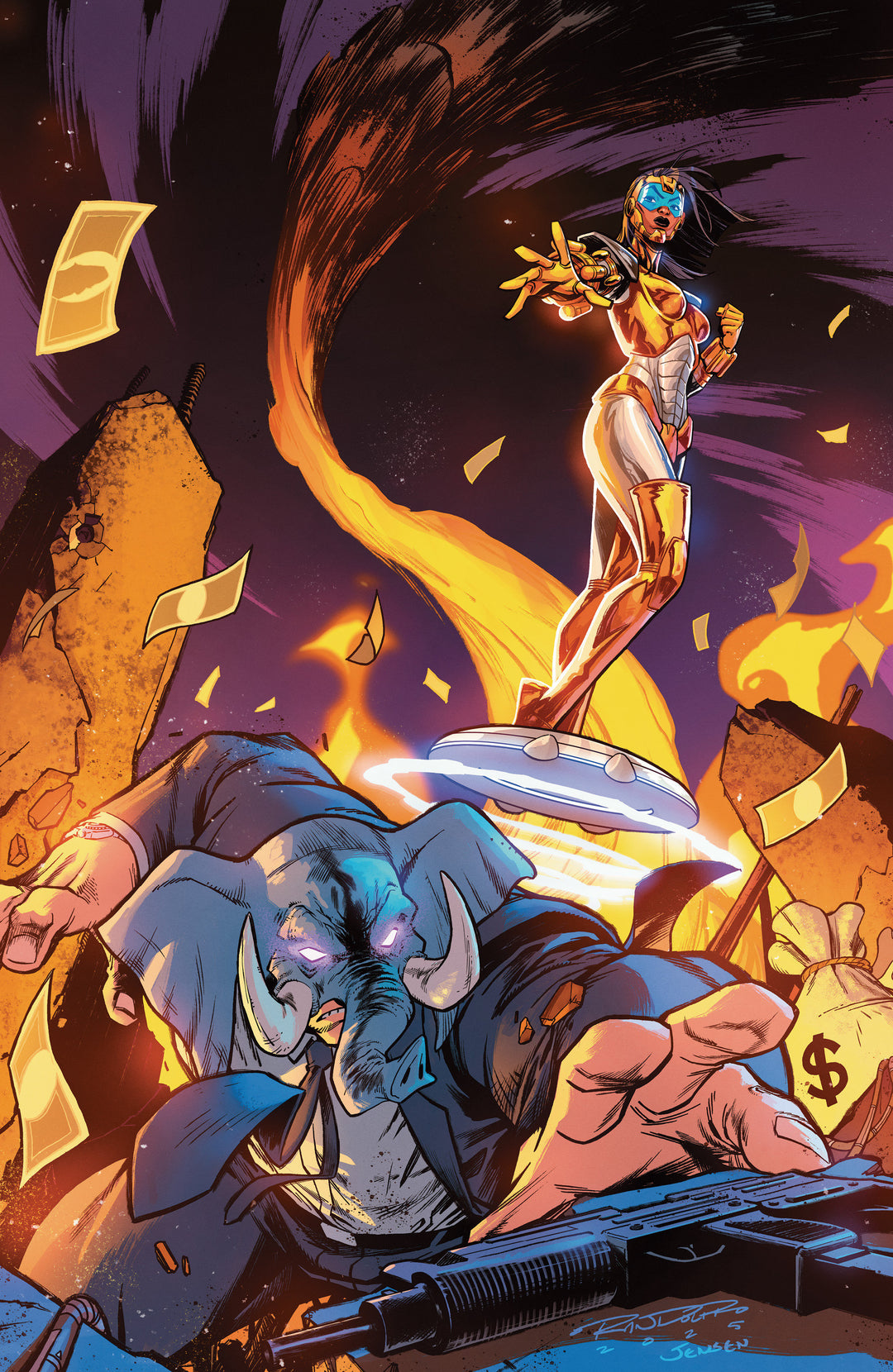 The Center Holds #1 C 1:10 Variant Edition (Full Art, Randolph)