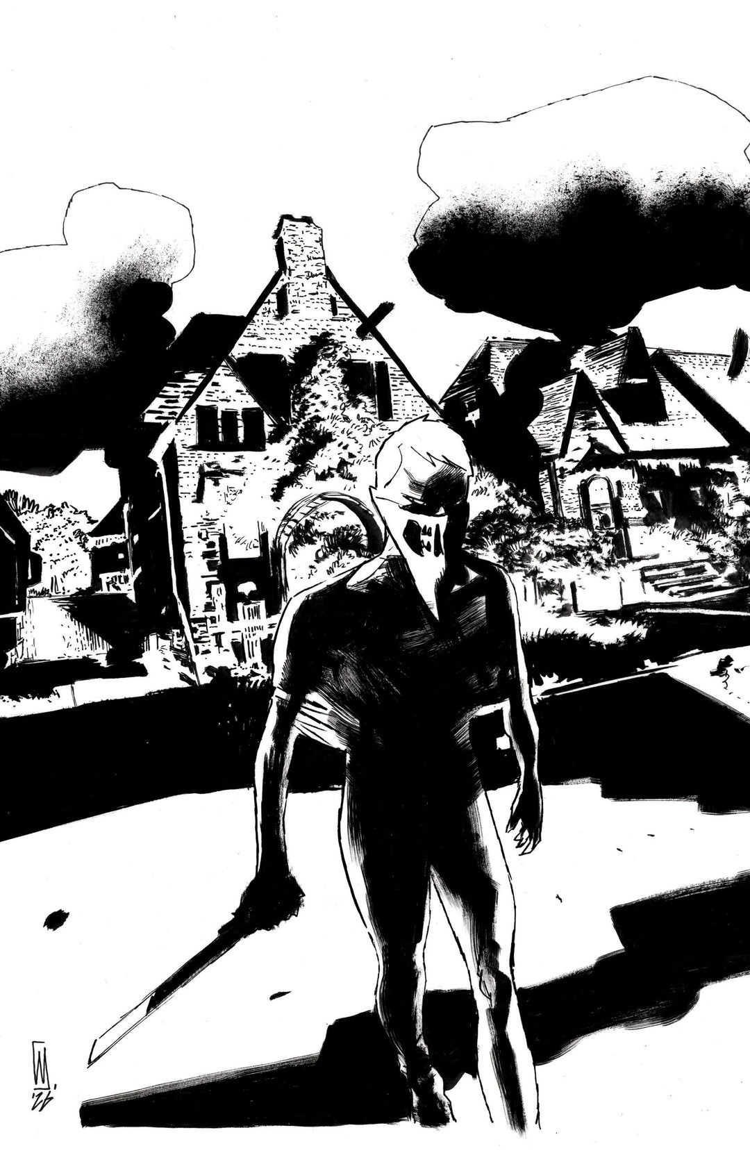 Fall Of The House Of Slaughter #2 C (1:10) Variant Edition (Full Art, Dell'edera Inks)