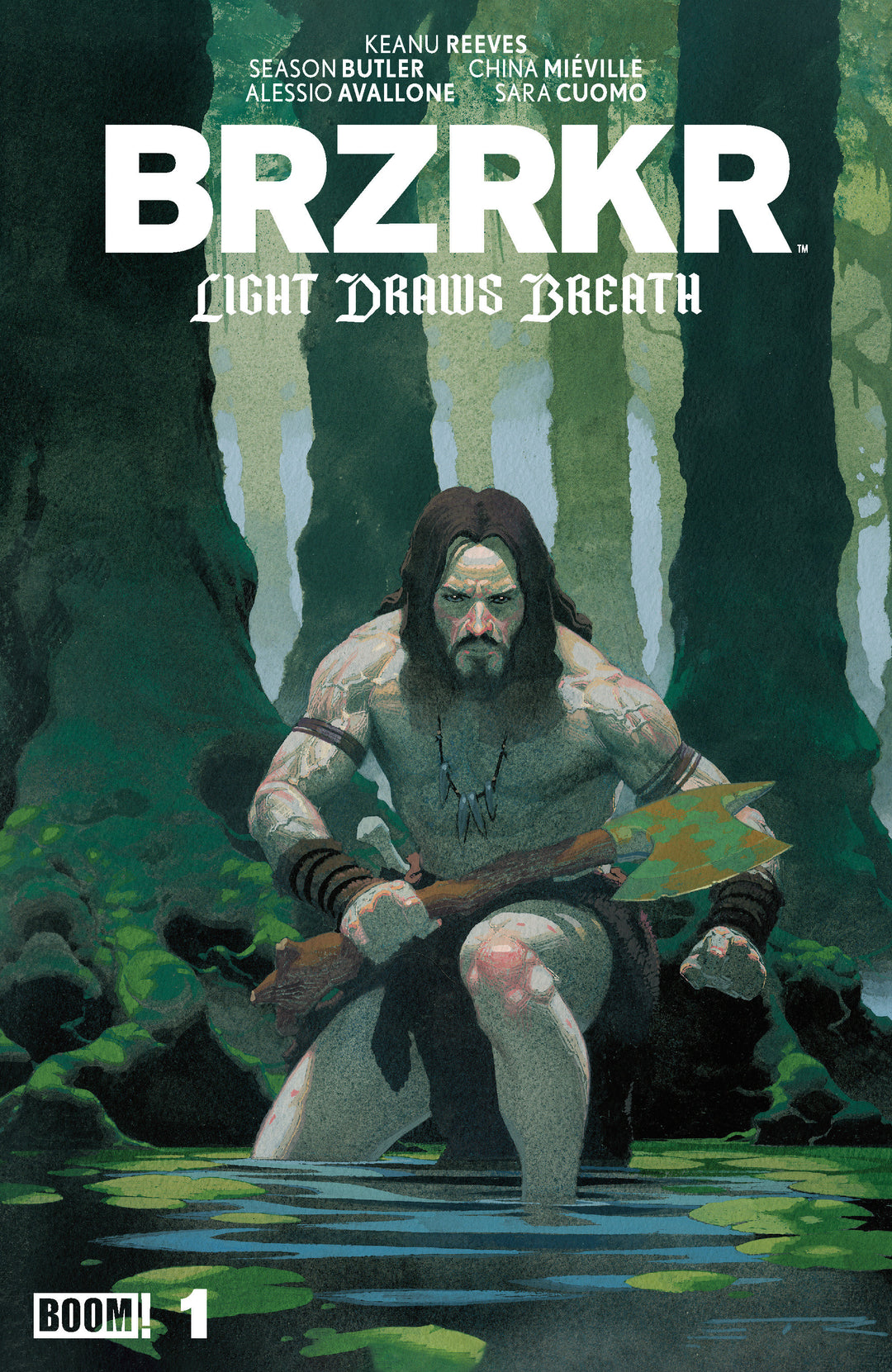 BRZRKR Light Draws Breath #1 C Variant (Dressed, Foil, Ribic)