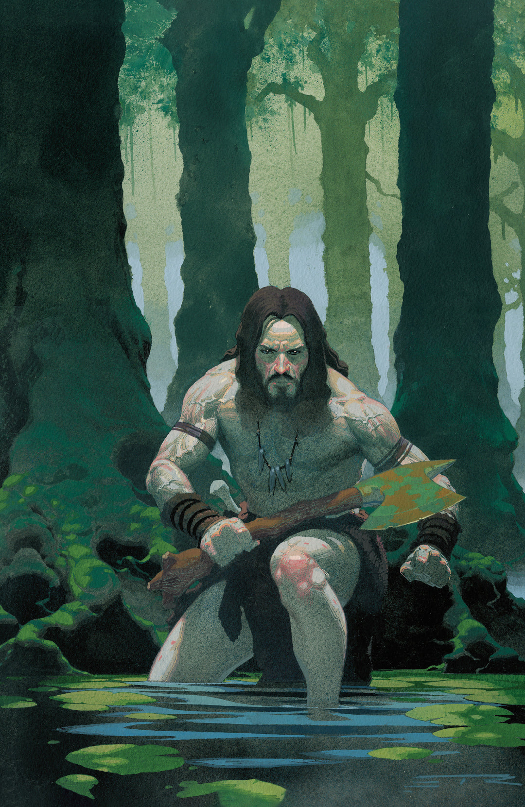 BRZRKR Light Draws Breath #1 J Unlimited Variant (Full Art, Ribic)