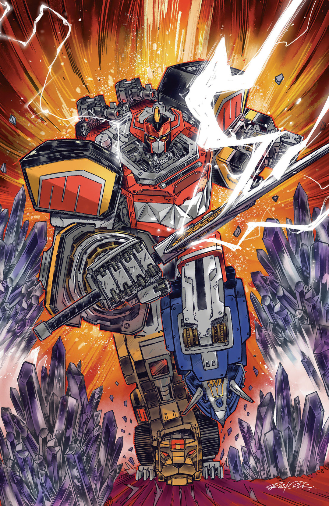 Mighty Morphin Power Rangers (2026) #2 G (1:20) Variant Edition (Full Art, Redcode)