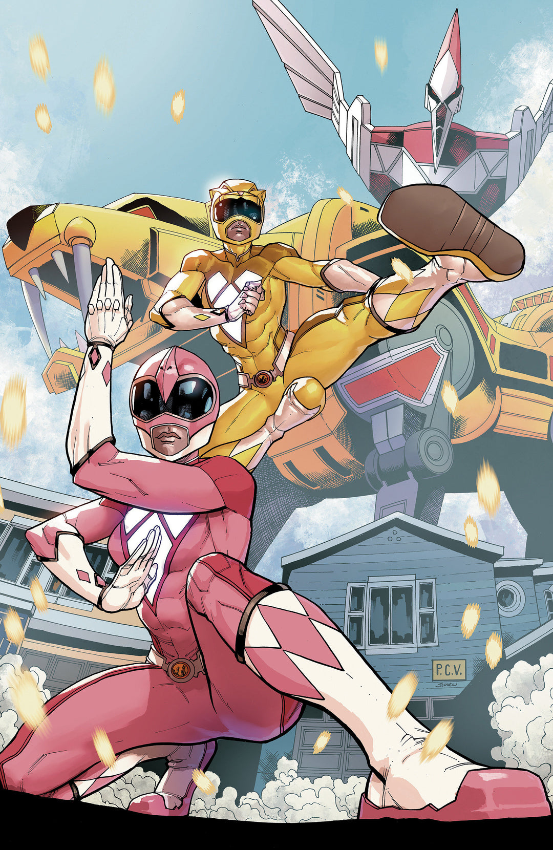 Mighty Morphin Power Rangers (2026) #3 F (1:10) Variant Edition (Full Art, Foil, Sevy)