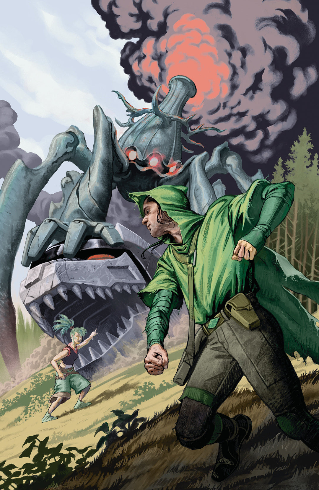 Power Rangers Green #2 G Variant Edition Variant (1:25) (Full Art, Morris)