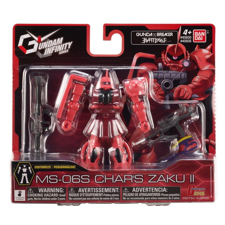 Gundam Breaker Battlogue Gundam Infinity MS-06S Char's Zaku II Figure