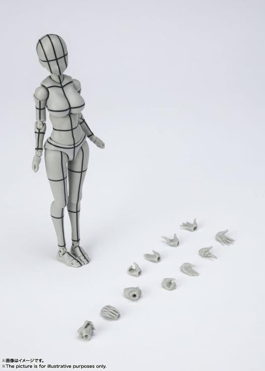 S.H.Figuarts Body-chan Kentaro Yabuki Wireframe (Gray Color Ver.)