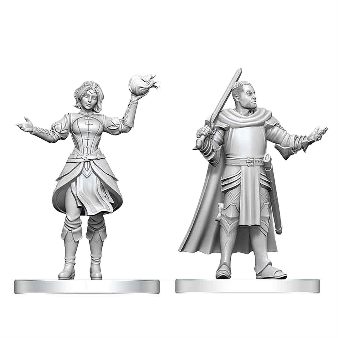 D&D Nolzur's Marvelous Miniatures: Knight & Mage Apprentice
