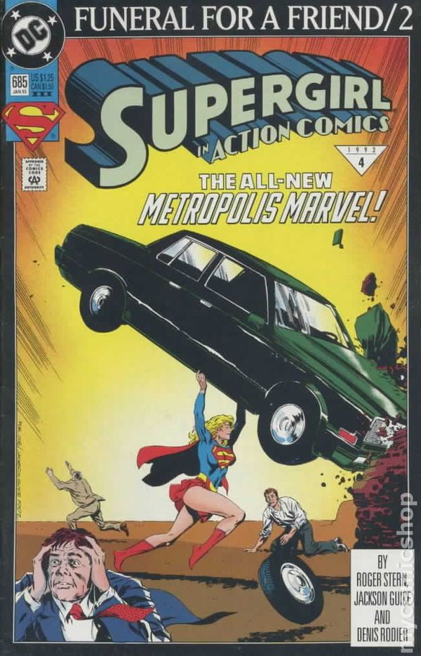 Action Comics #685 [Funeral For a Friend] Variant (3rd Print) <OXB-04>
