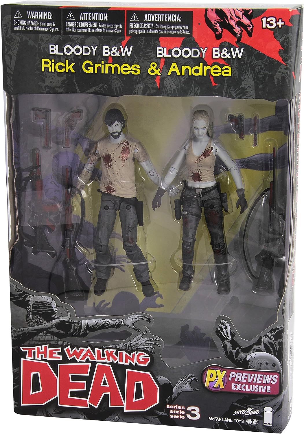 The Walking Dead Comic Series 3 Rick Grimes & Andrea Exclusive Action Figure 2-Pack