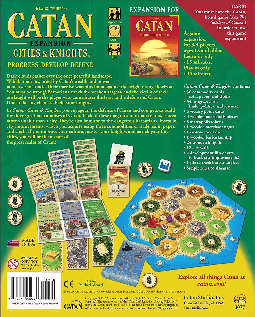 Catan: Cities & Knights Expansion (2022)