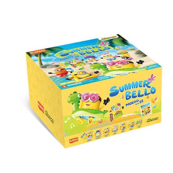 Minions Blokees: Mokoo Model Kit-Series 02 'Summer Bello' Single Blind Box (1)