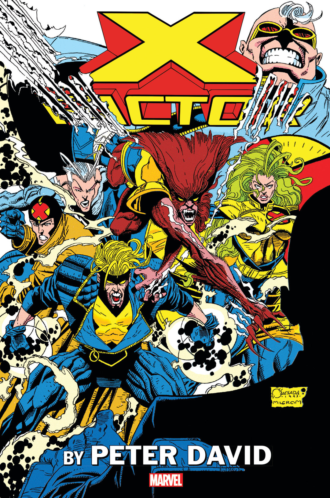 X-Factor By Peter David Omnibus Volume 01 Joe Quesada Cover [New Printing, Direct Market Only]