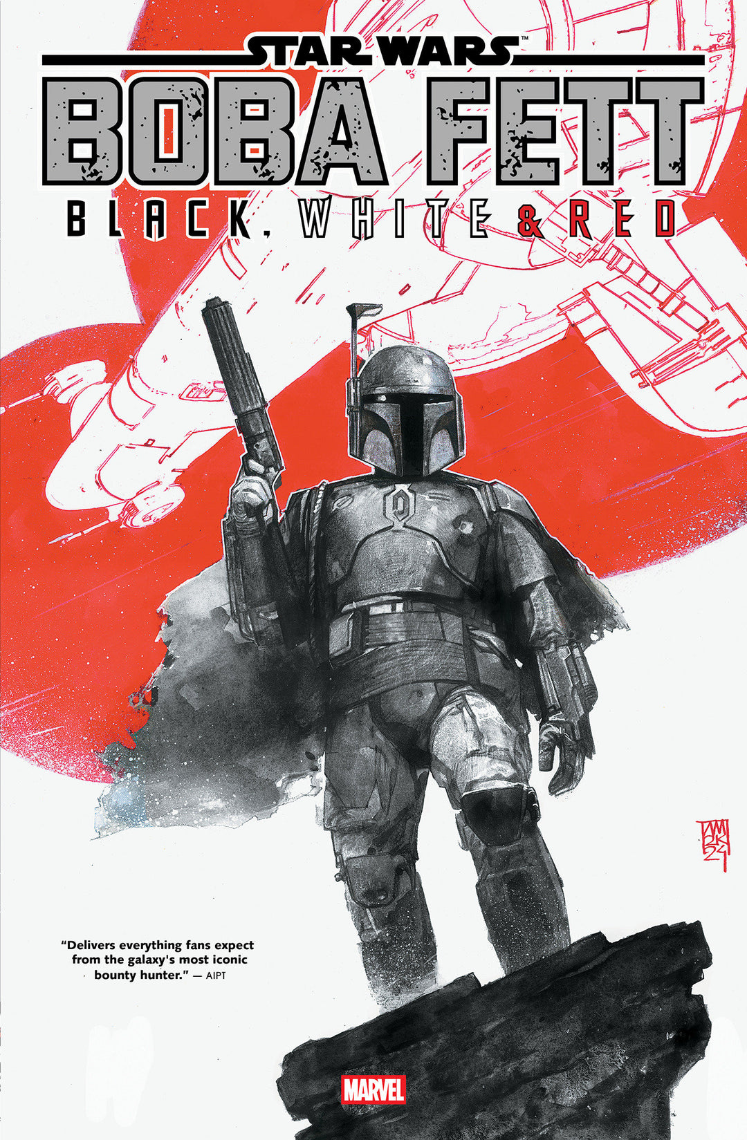 Star Wars Boba Fett Black White & Red Treasury Edition