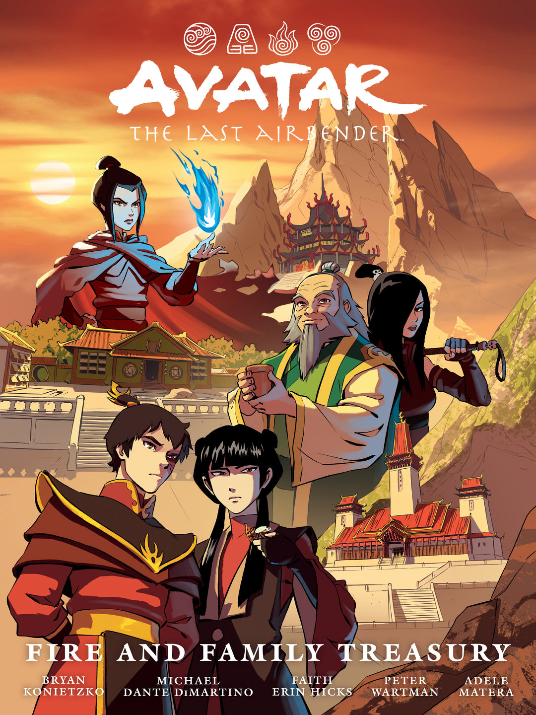 Avatar The Last Airbender Fire And Family Treasury Library Edition