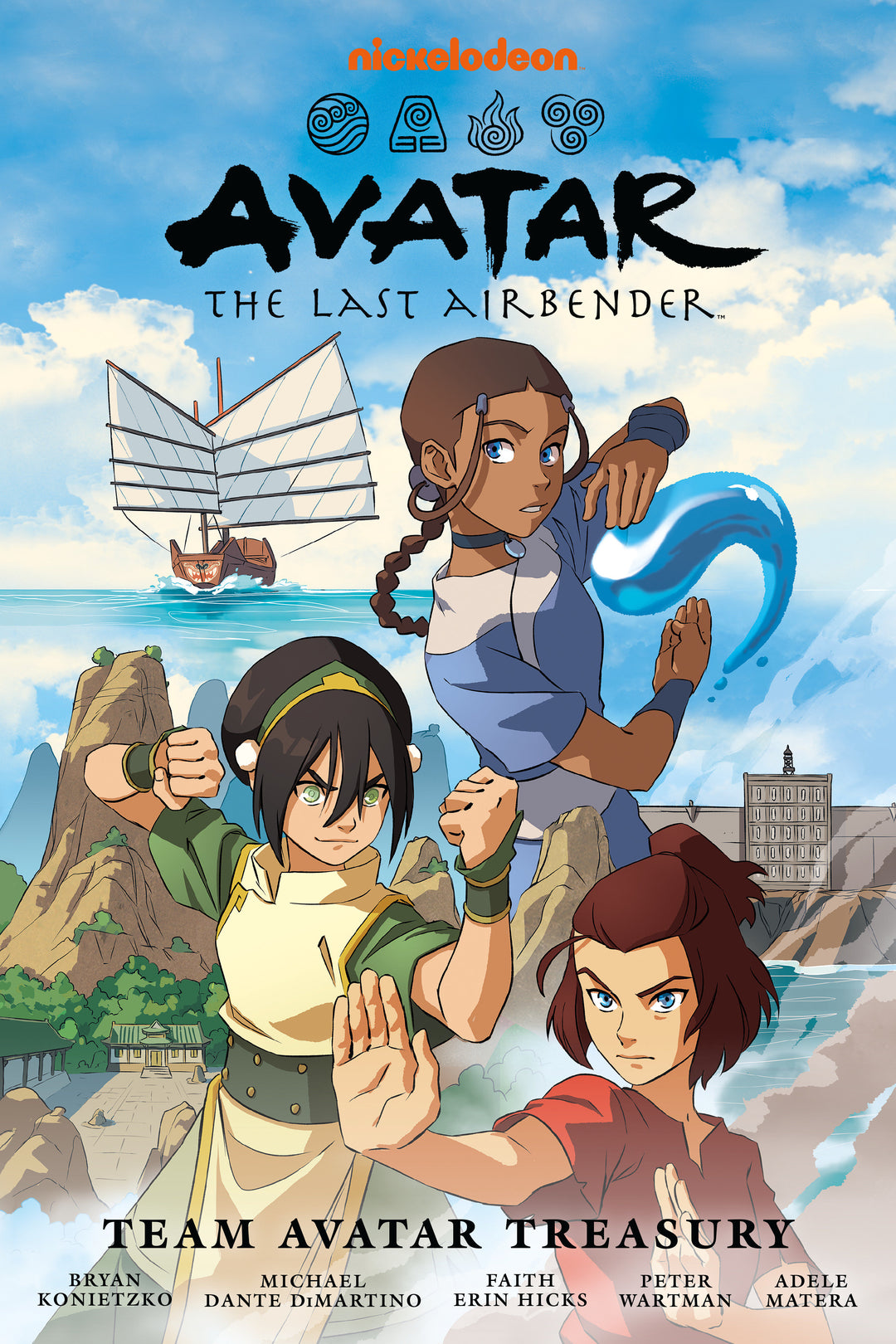Avatar The Last Airbender Team Avatar Treasury Omnibus