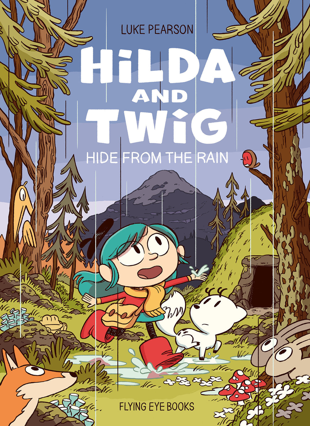 Hilda And Twig Hide From The Rain GN