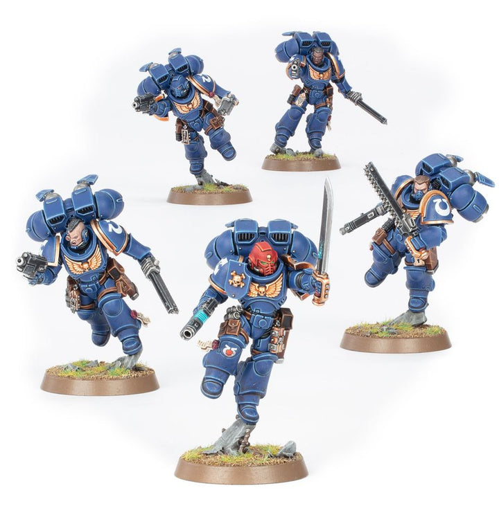 Warhammer 40k: Space Marines - Assault Intercessors with Jump Packs