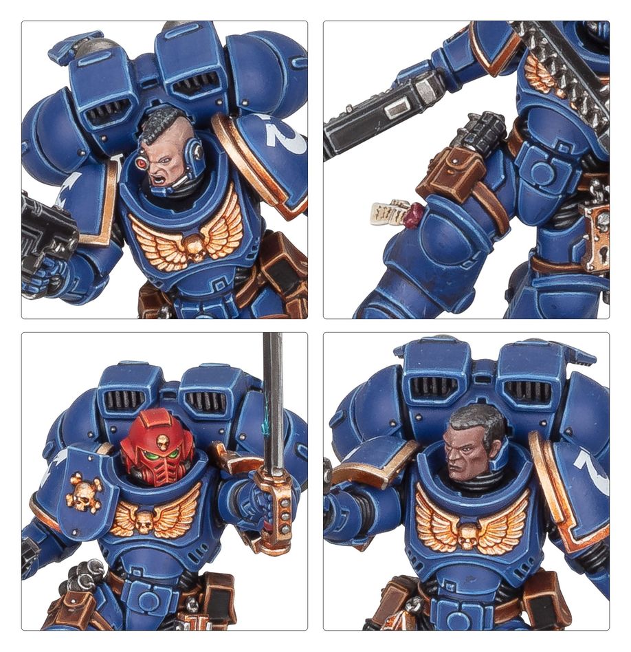 Warhammer 40k: Space Marines - Assault Intercessors with Jump Packs