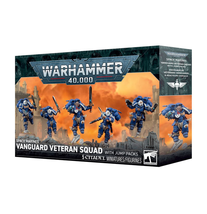 Warhammer 40k: Space Marines - Vanguard Veteran Squad with Jump Packs (Pre-Order)
