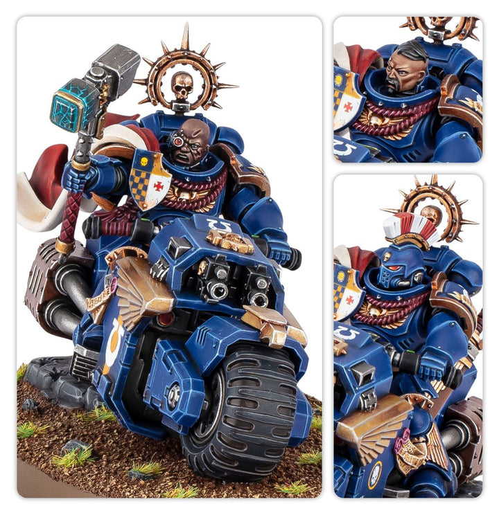 Warhammer 40k: Space Marines - Captain on Bike (Pre-Order)