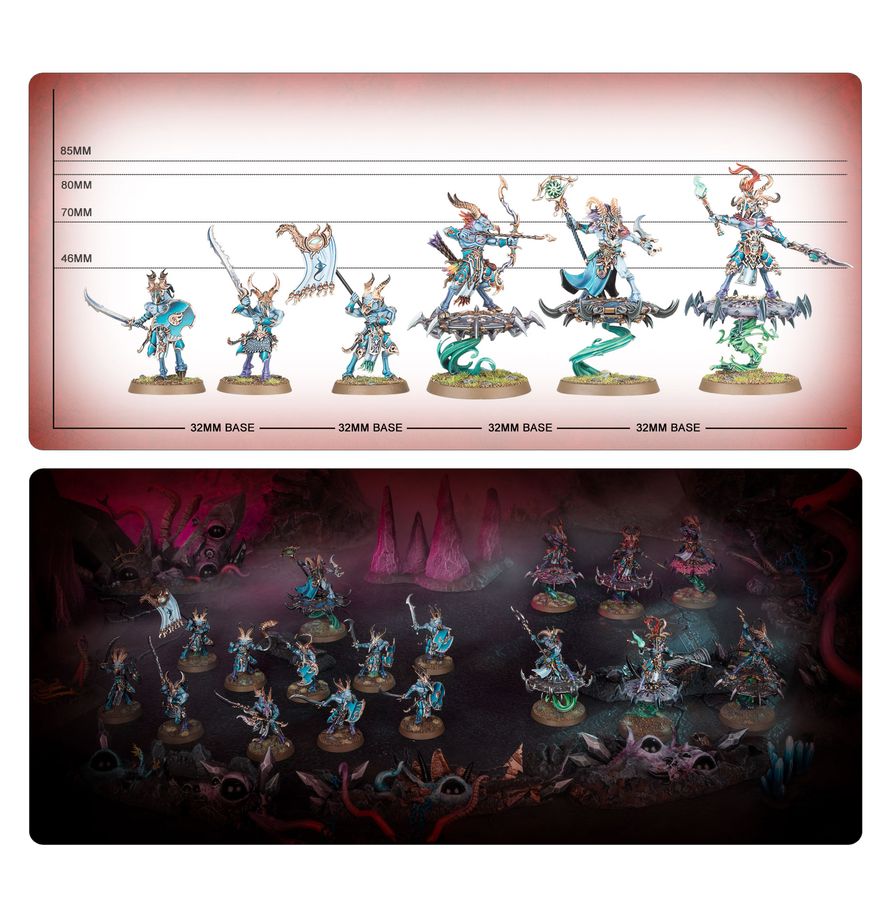 Warhammer AoS: Disciples of Tzeentch - Tzaangor Warflock Spearhead