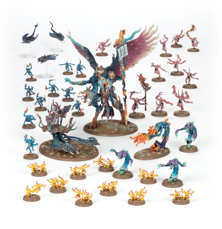 Warhammer AoS: Disciples of Tzeentch - Warpflame Cavalcade Battleforce