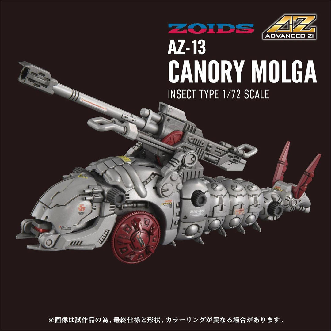 ZOIDS: AZ-13 - CANORY MOLGA (1/72 MOTORIZED PLASTIC MODEL KIT)